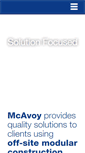 Mobile Screenshot of mcavoygroup.com